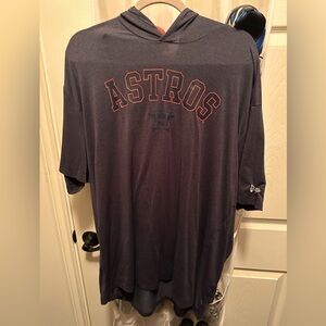 Houston Astros New Era Short Sleeve Hoodie